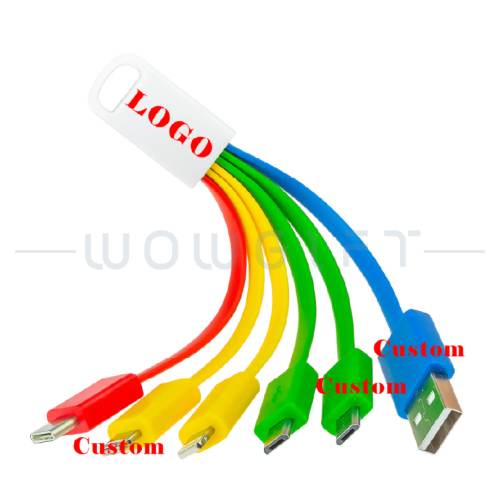 USB六合一多功能充電線客製