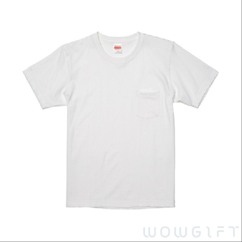 客製重磅口袋T-shirt．7.1oz純棉口袋Tee