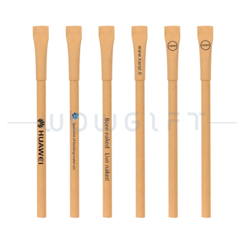 牛皮紙原子筆 · 紙卷環保圓珠筆