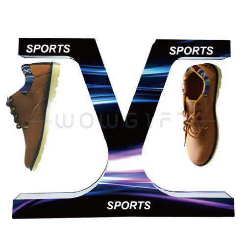 雙磁浮展示架｜LED燈