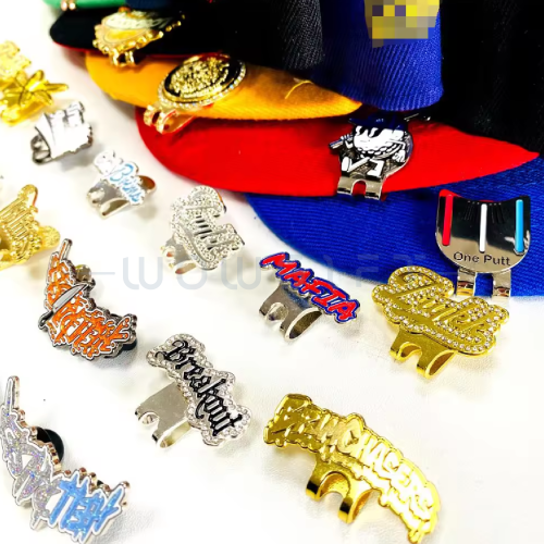 金屬高爾夫球帽帽簷夾