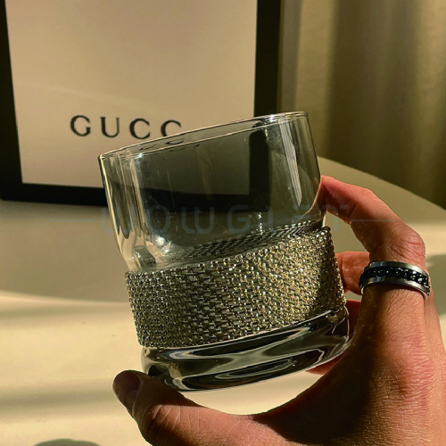 鑲鑽威士忌酒杯