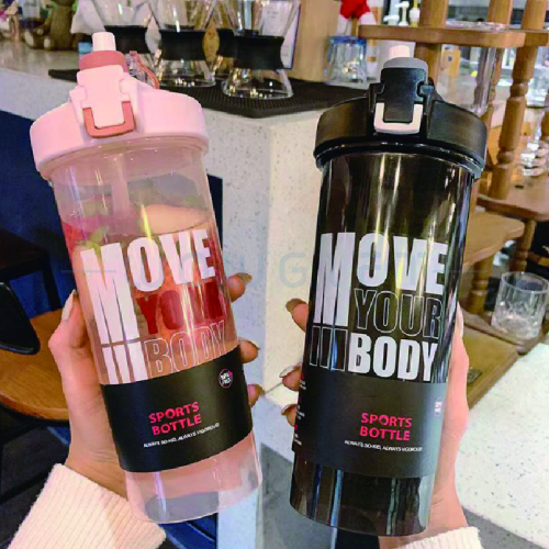 韓版雙飲搖搖杯｜吸管直飲