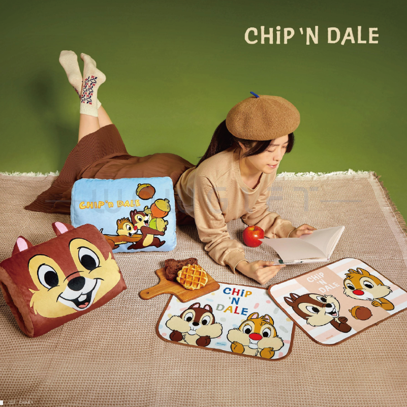 【奇奇蒂蒂】止滑桌墊2入｜抱枕提袋組