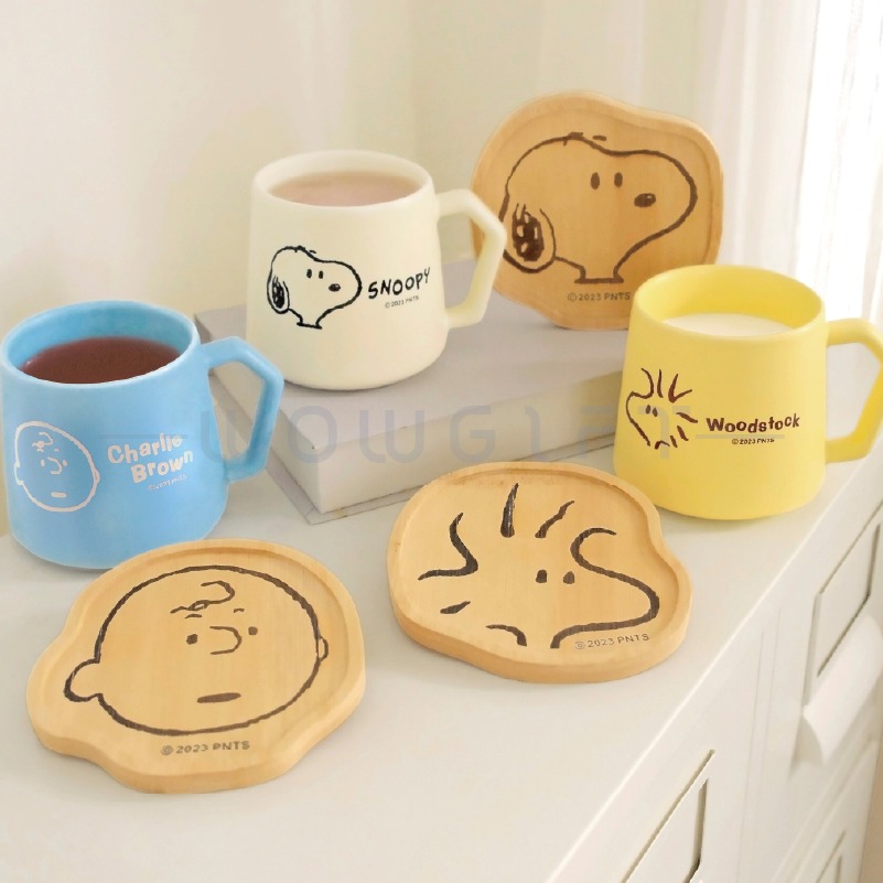 【snoopy史努比】 杯墊馬克杯組