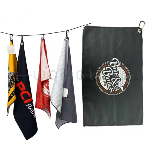 客製化高爾夫清潔毛巾