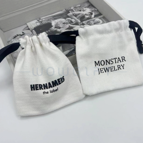 棉布抽繩束口袋 ．多用途收納袋