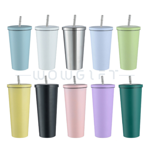 304 不鏽鋼雙層真空吸管杯．企業客製