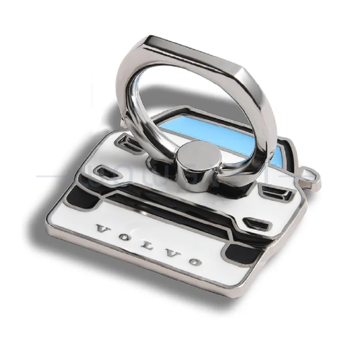 汽車造型金屬指環支架客製，電鍍合金手機指環扣